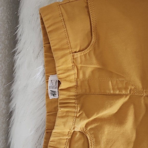 Big girls mustard pants and 2 navy blue Tops set - Picture 10 of 10